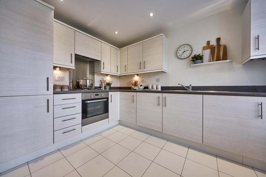 Stylish kitchen with ample storage