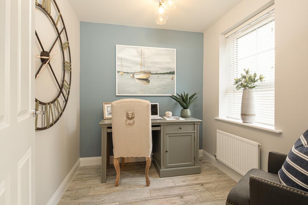 Home office in the Radleigh 4 bedroom home