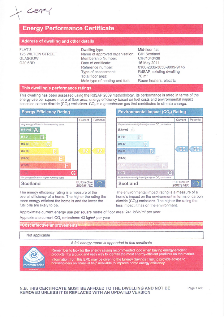 EPC Certificate