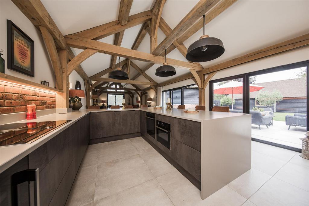 Oak framed Vaulted Ceiling