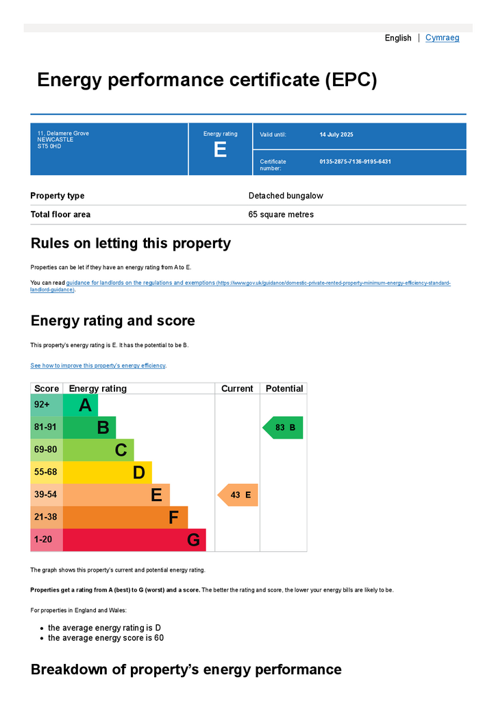 EPC   11 Delamere Grove