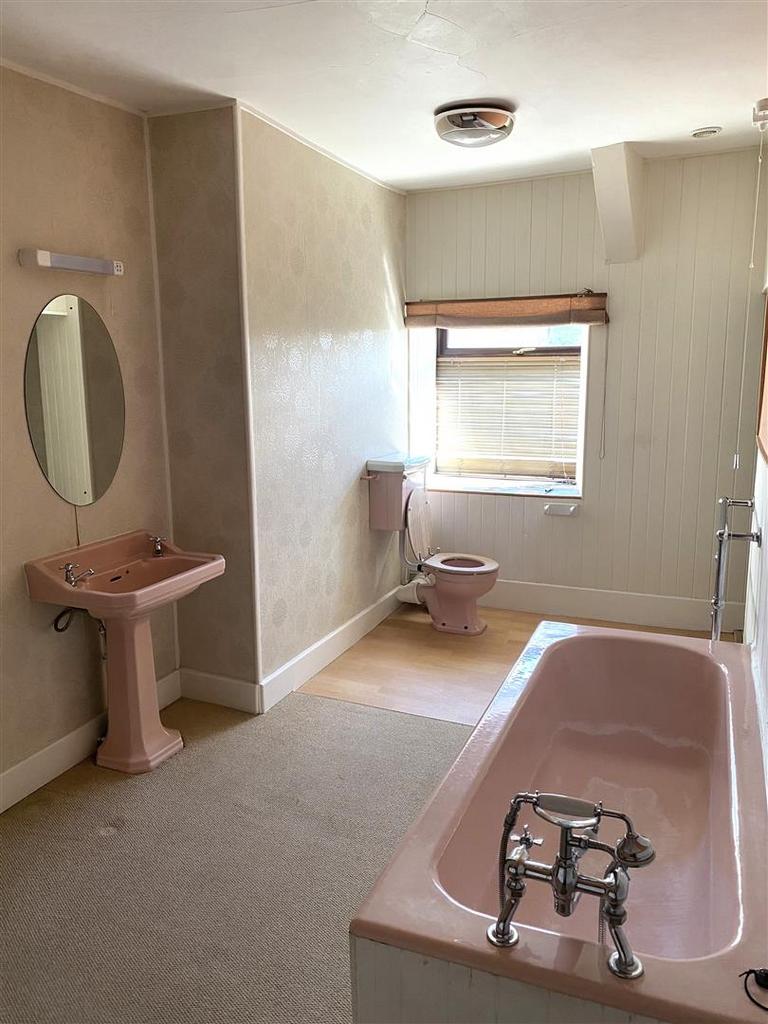 Farmhouse main bathroom