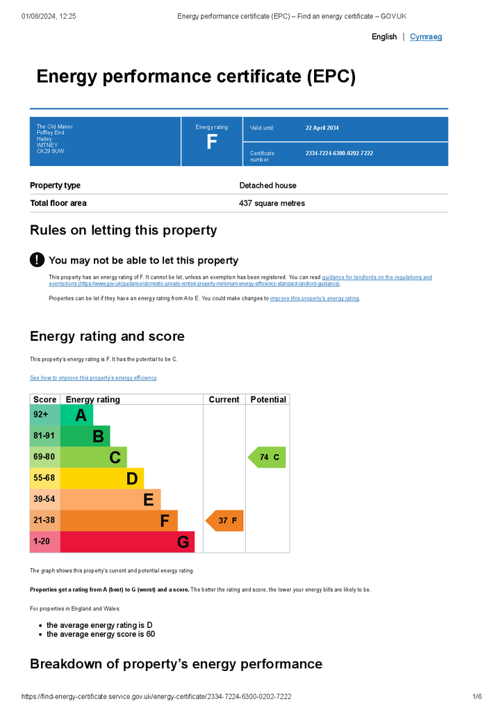 Energy performance c