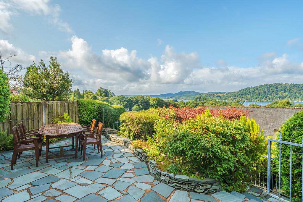 Patio seating area