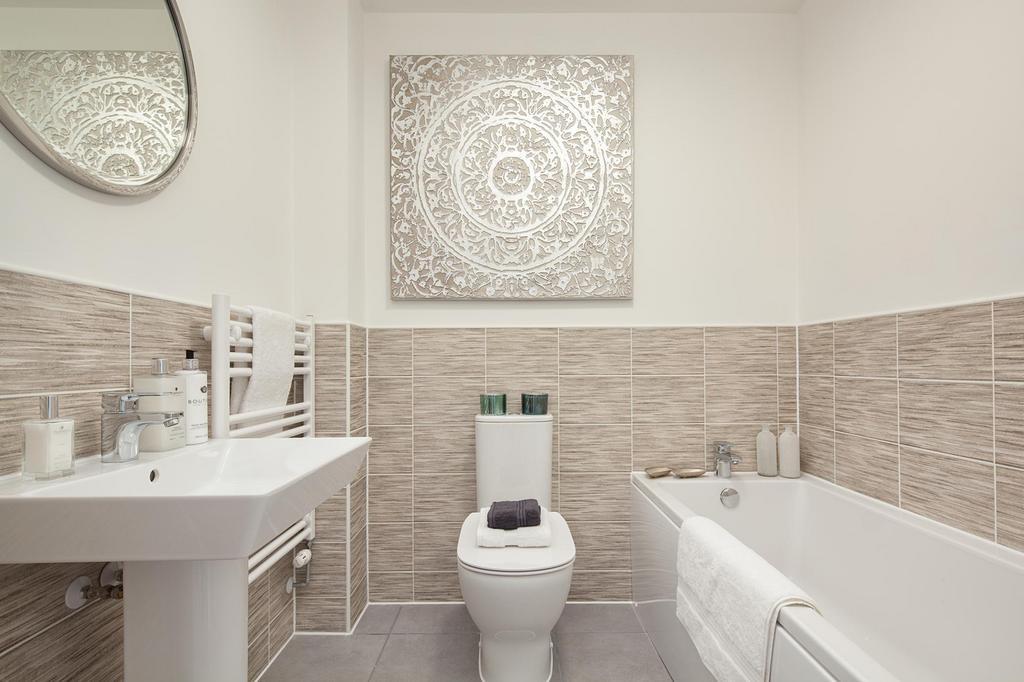 Bathroom in the Greenwood 3 bedroom home