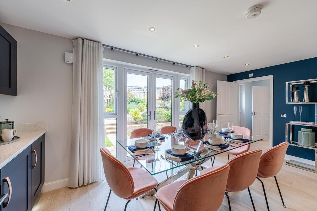 Kitchen with patio doors to garden   Inveraray