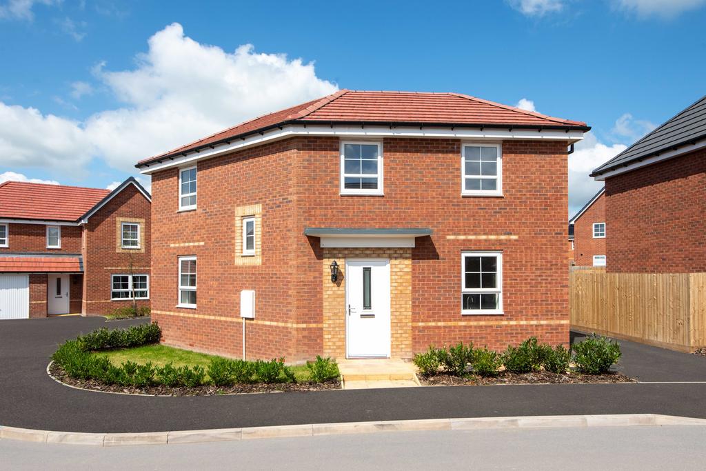 Exterior view of our 3 bed Lutterworth home