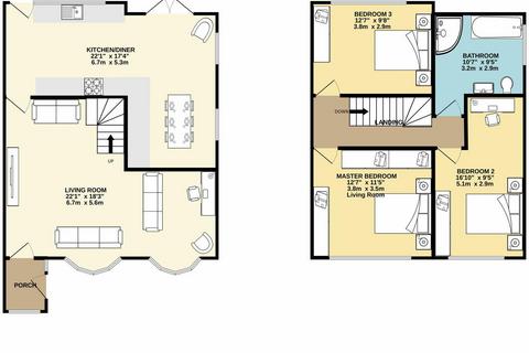 3 bedroom semi-detached house for sale, Peregrine Road, Offerton, Stockport SK2 5UP