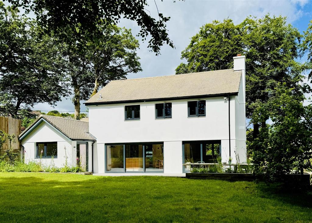 Rear with lawn