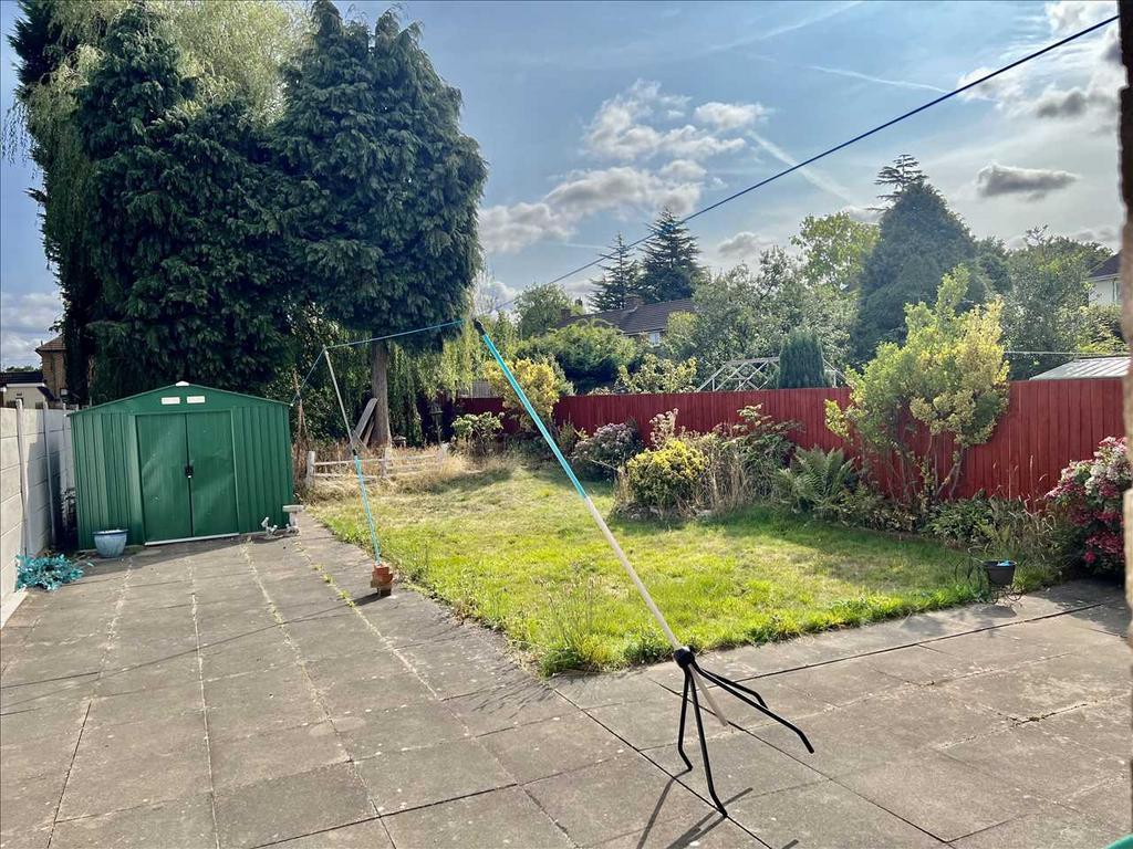 Rear garden