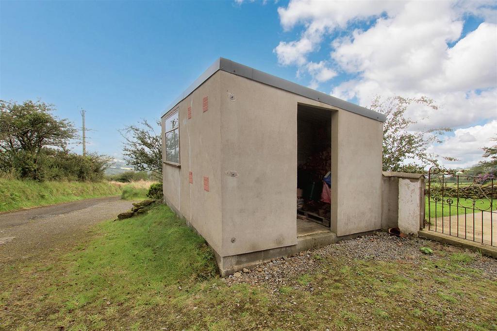 Wood store, storage shed