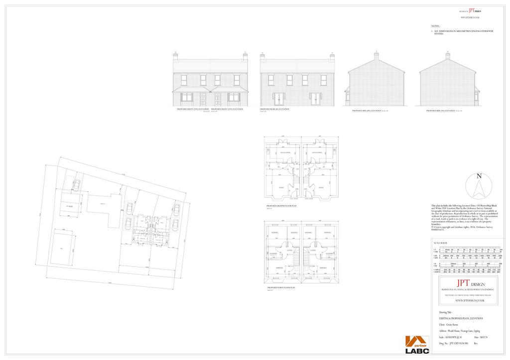 Weald House 1   drawings