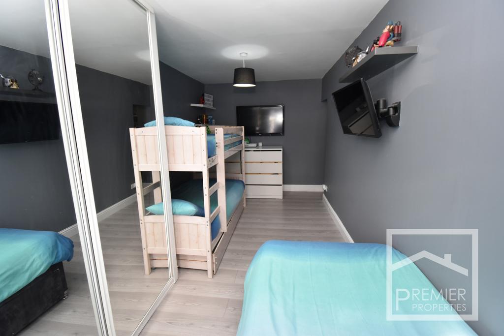 Converted garage being used as bedroom