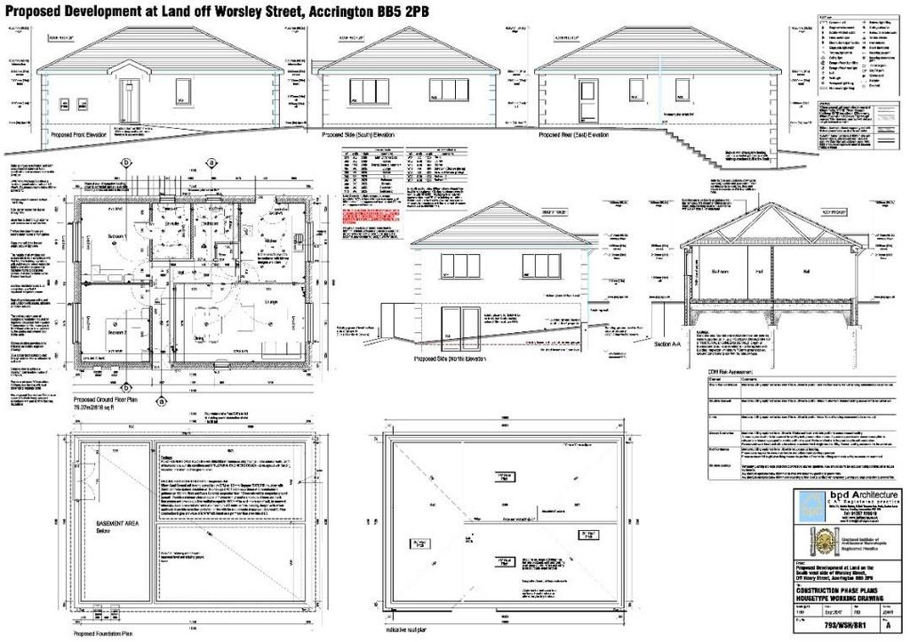 793 WSA BR1 A Worsley Street Accrington Bungalow n