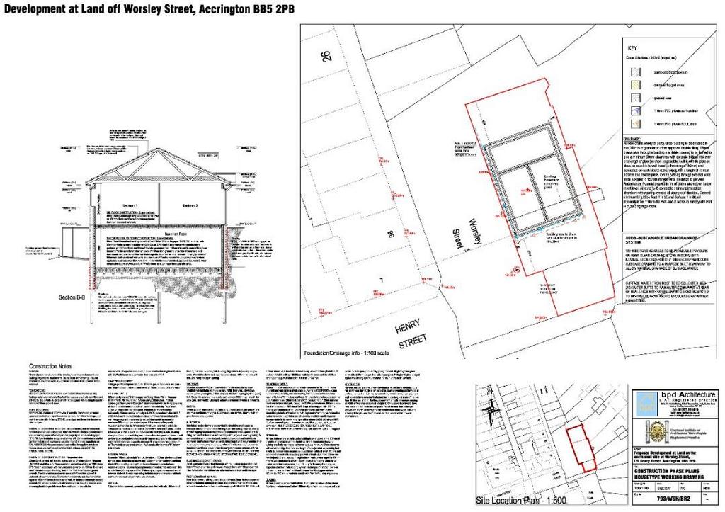 793 WSA BR2 Worsley Street Accrington Bungalow new