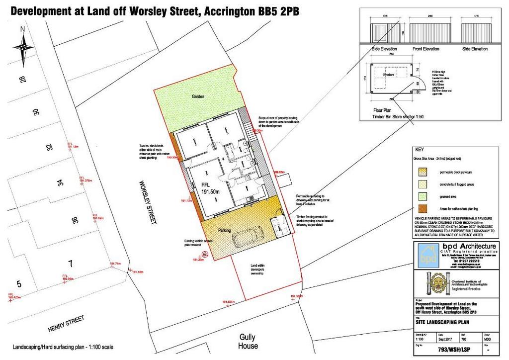 793 WSA LSP Worsley Street Accrington Landscaping