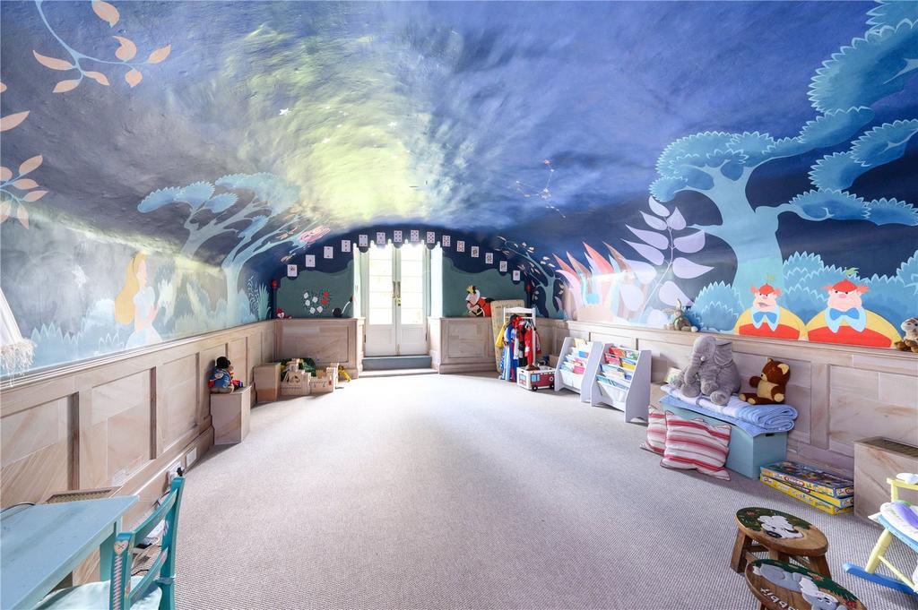 Vaulted Playroom