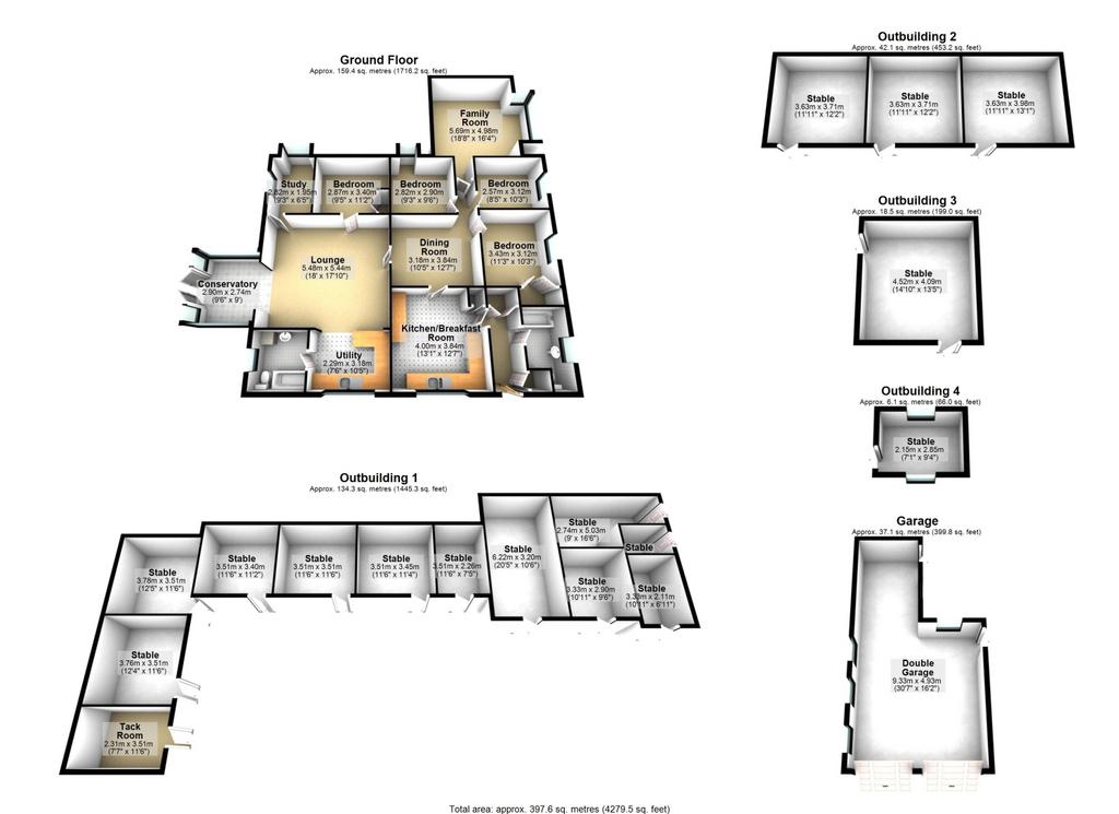 Brook view floor plan 3 d