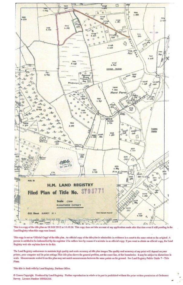 Brook View Title Plan