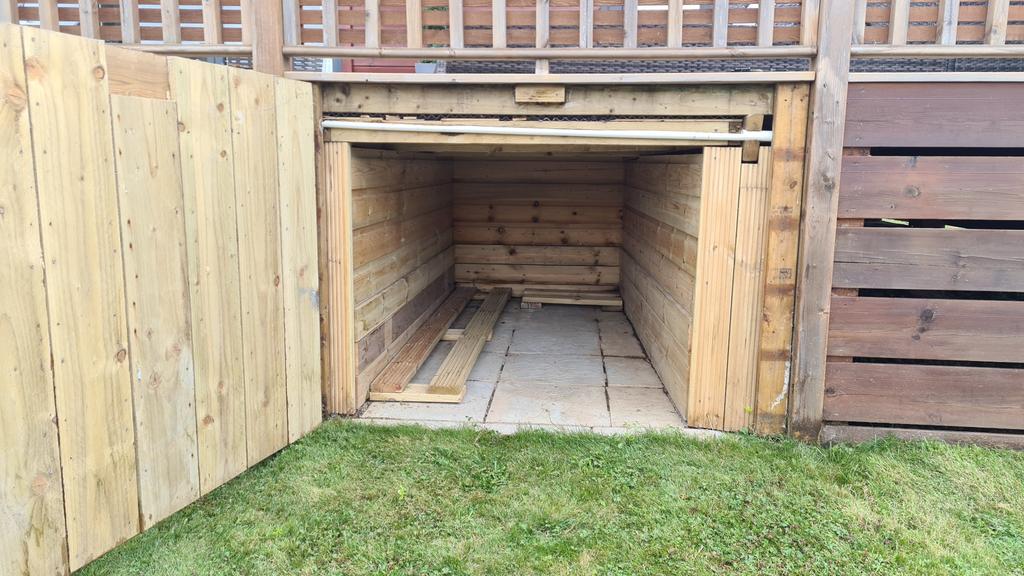 Under Deck Storage 2.25m x 1.17m