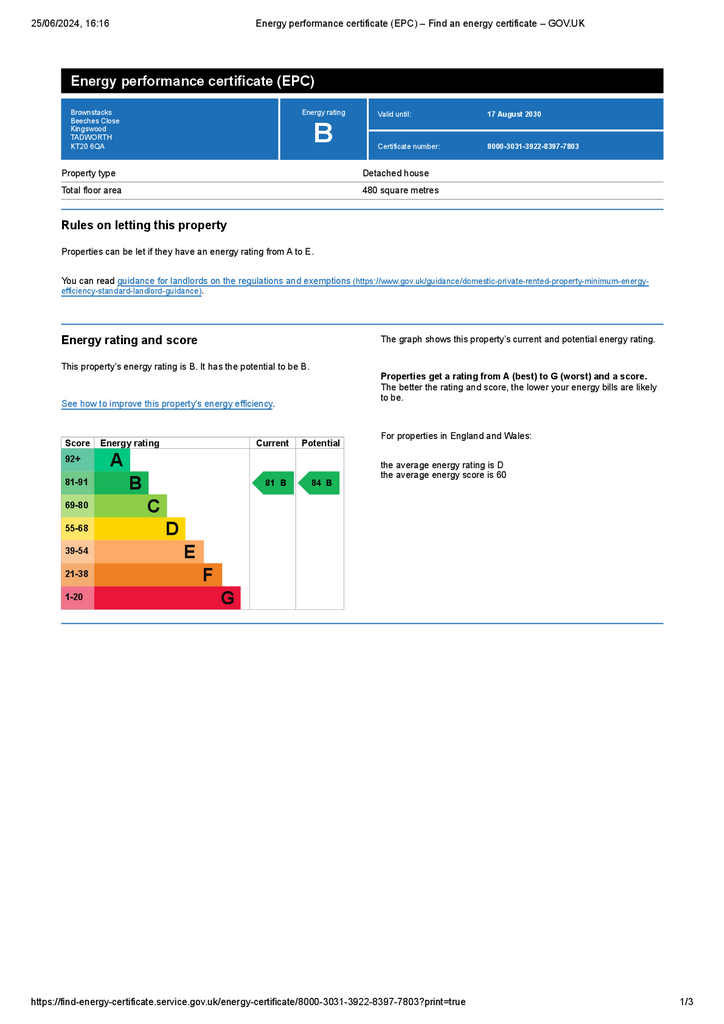 Energy performance c