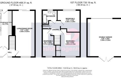 3 bedroom terraced house for sale, Livale Road, Newport NP20