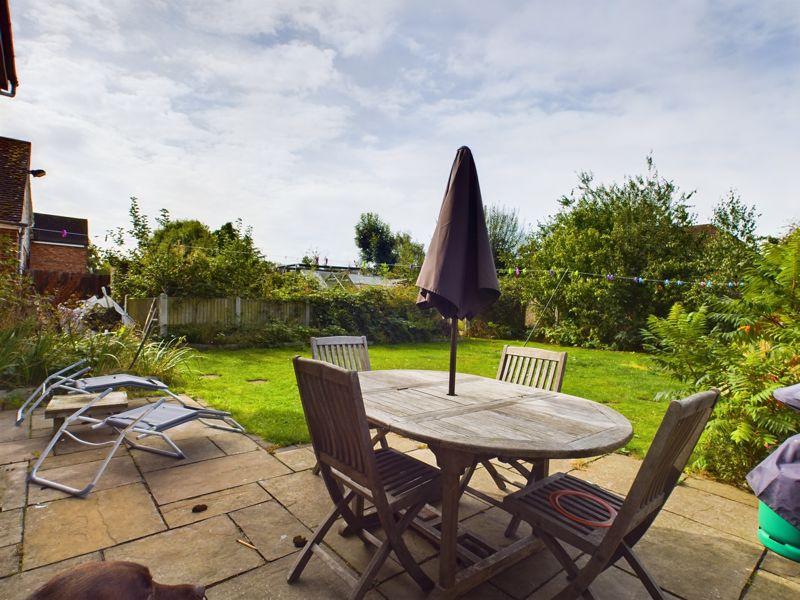 Paved patio area