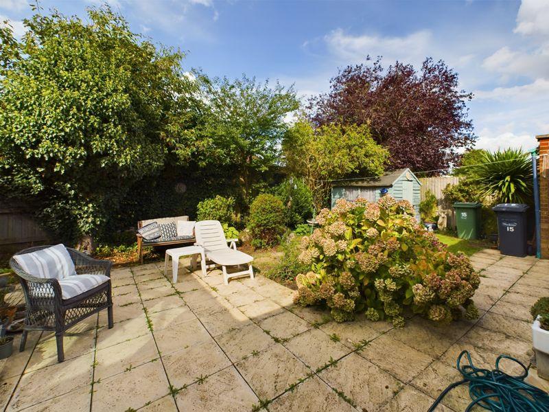 Garden patio area