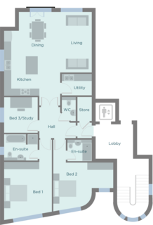 3 bedroom apartment for sale, EASTBURY AVENUE, NORTHWOOD, NORTHWOOD, HA6