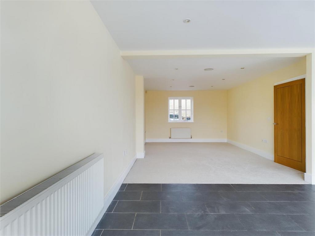 Open plan kitchen/living area
