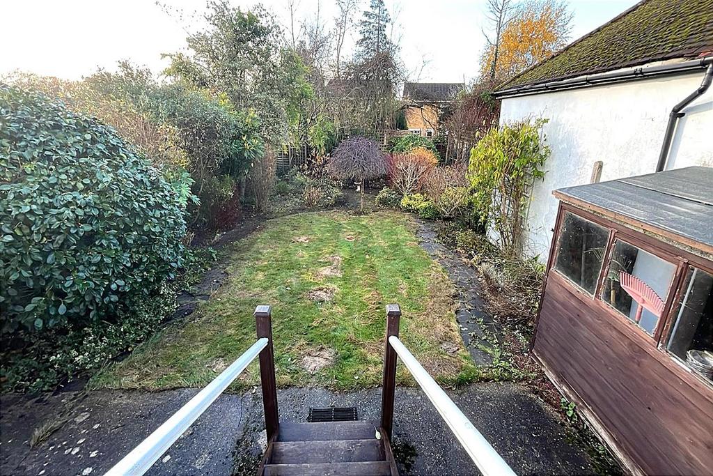 Rear garden: