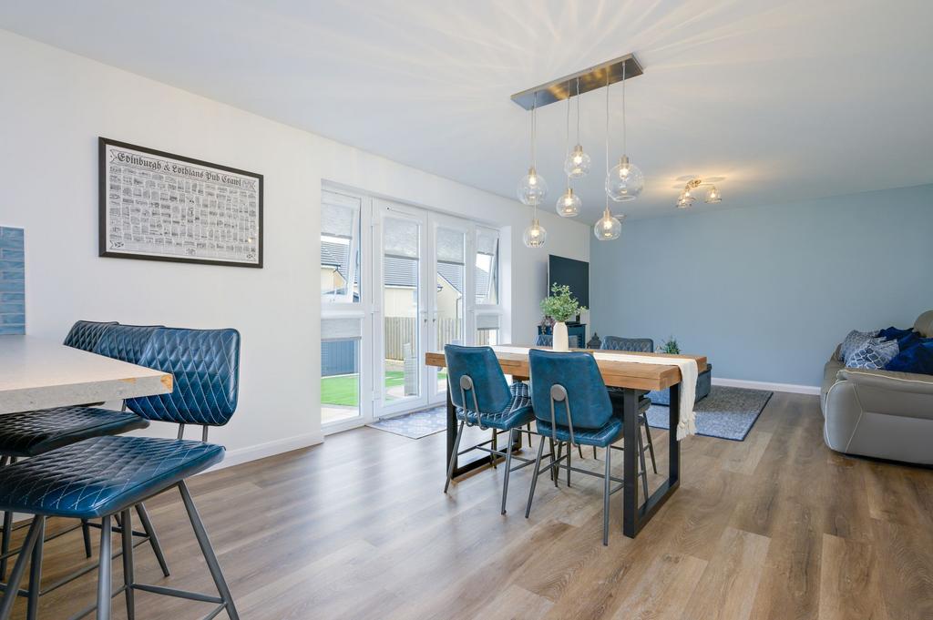 Kitchen/Dining/Living Area