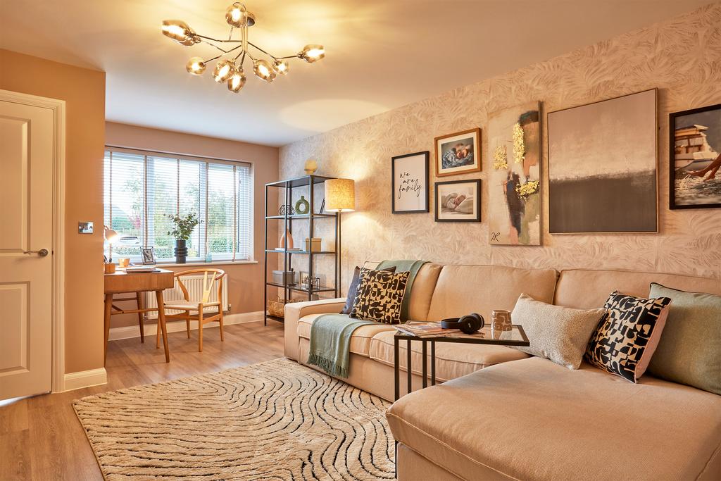 Spacious lounge in the Maidstone 4 bedroom home