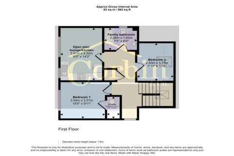 2 bedroom flat to rent, FFF Jewell Road, Bournemouth, Dorset