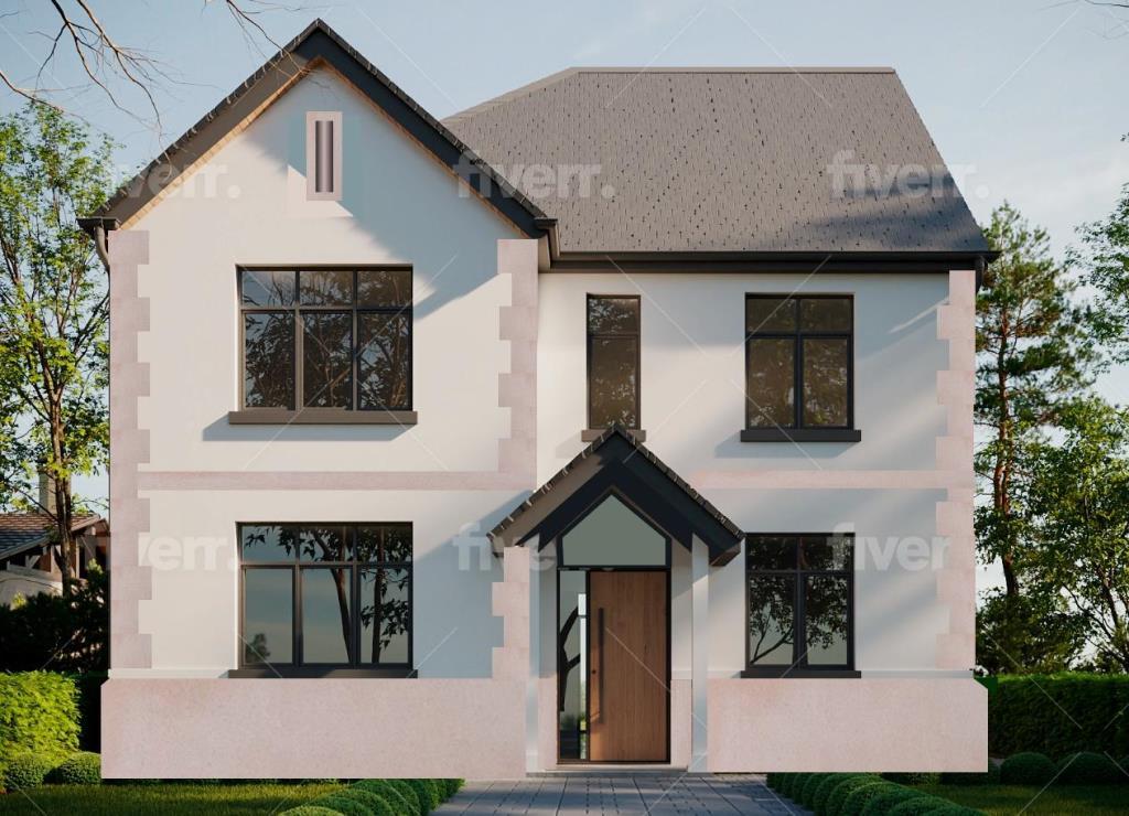 CGI of Proposed Built House