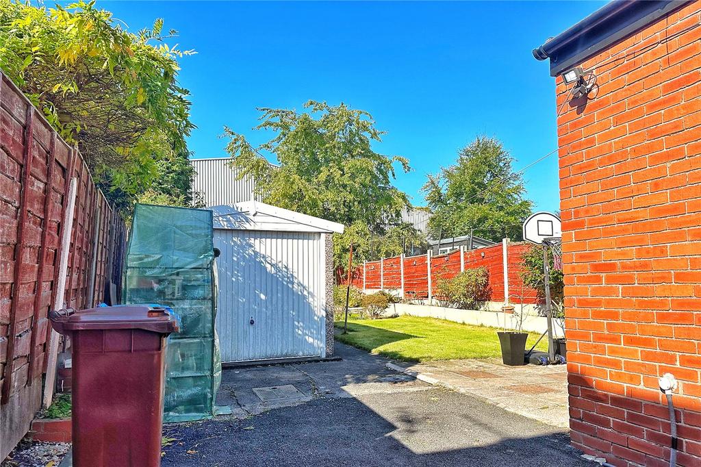 Rear Garden + Garage