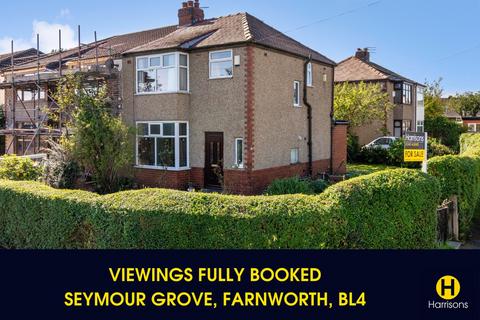 3 bedroom semi-detached house for sale, *Fully Booked* Seymour Grove, Farnworth, Bolton, Lancashire, BL4