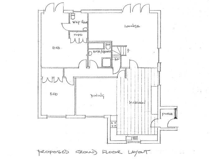 Messack Bungalow   Proposed Ground Floor Floorplan