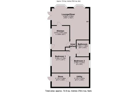 2 bedroom park home for sale, The Elms Retirement Park