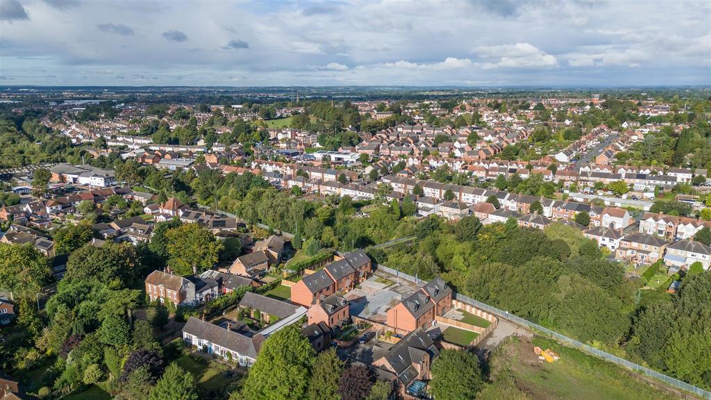 Drone image of Development