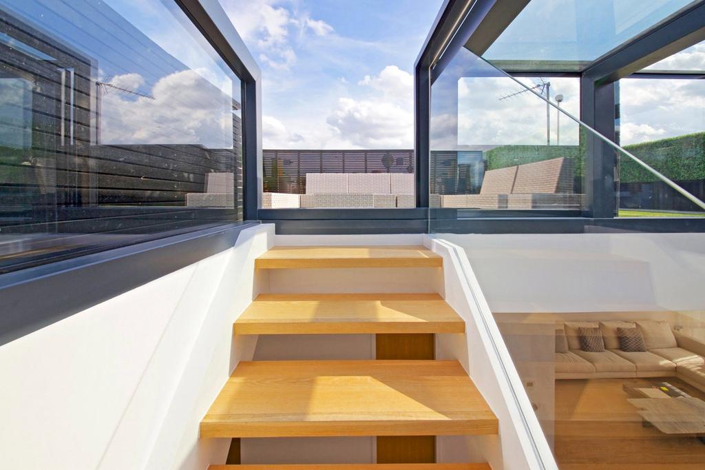 Stairs To Rooftop