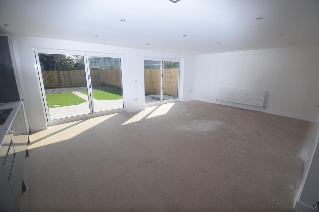 Open plan living dining kitchen