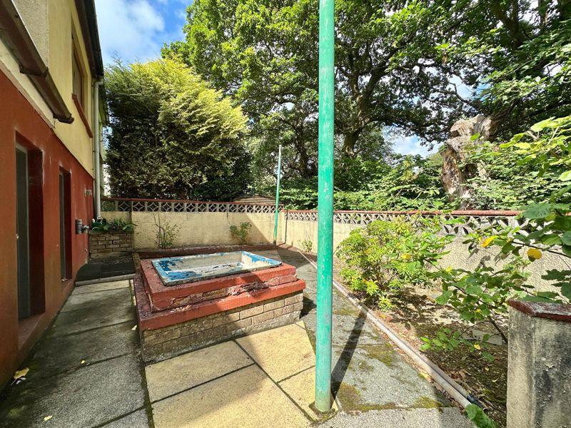 Back outside space