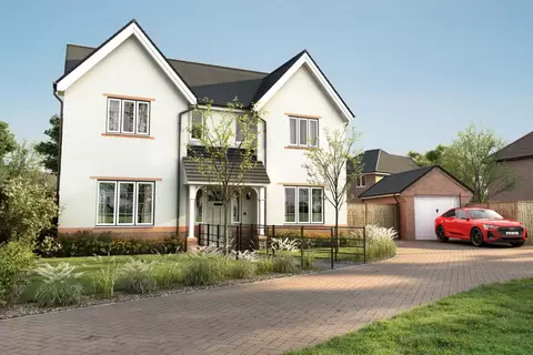 4 bedroom detached house for sale, Plot 95, The Plomer at Bloor Homes at Long Melford, Station Road CO10