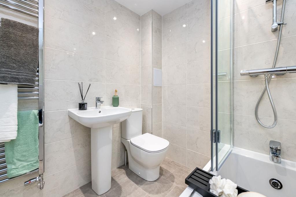 Bathroom in three bedroom home