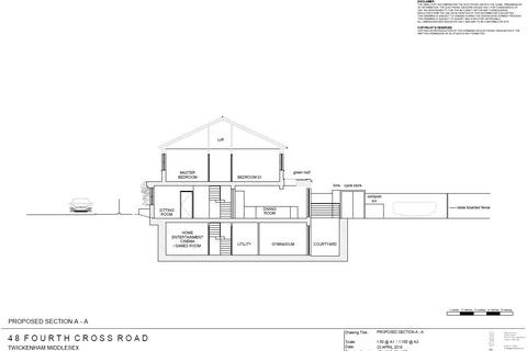 Land for sale, Fourth Cross Road, Twickenham, TW2