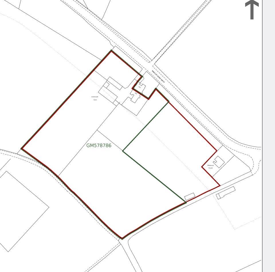 Title Plan - Line In Red