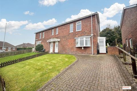 2 bedroom semi-detached house for sale, Newburn Road, Shield Row, Stanley, County Durham, DH9