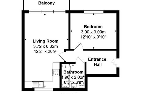 1 bedroom flat to rent, Franklin Road, Brighton