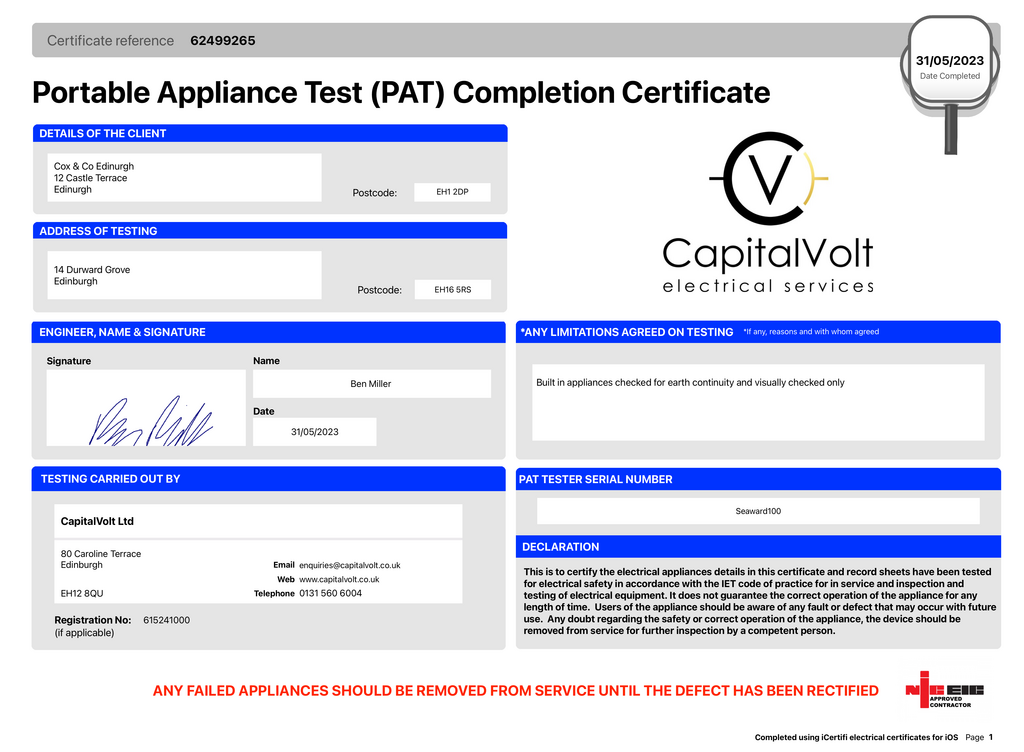 EPC Certificate